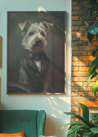 Yorkshire Terrier Dog Portrait Print