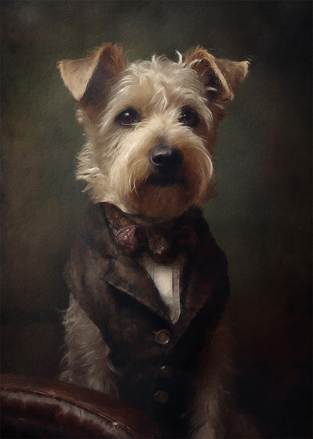 Yorkshire Terrier Dog Portrait Print