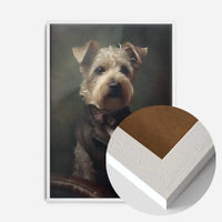 Yorkshire Terrier Dog Portrait Print