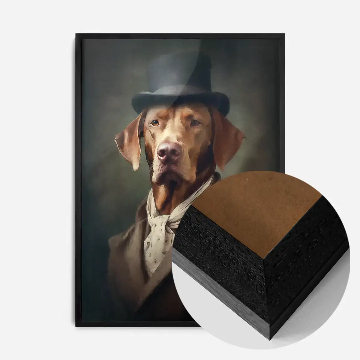 Hungarian Vizsla Dog Portrait Print