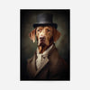 Hungarian Vizsla Dog Portrait Print