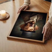 Hungarian Vizsla Dog Portrait Print