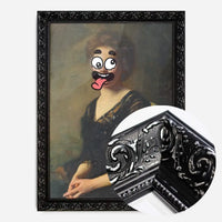 Cartoon Face Portrait Painting Print 2