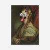 Cartoon Face Portrait Painting Print 1