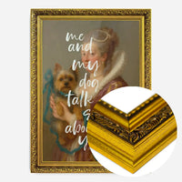 Me & My Dog Talk Shit About You Print