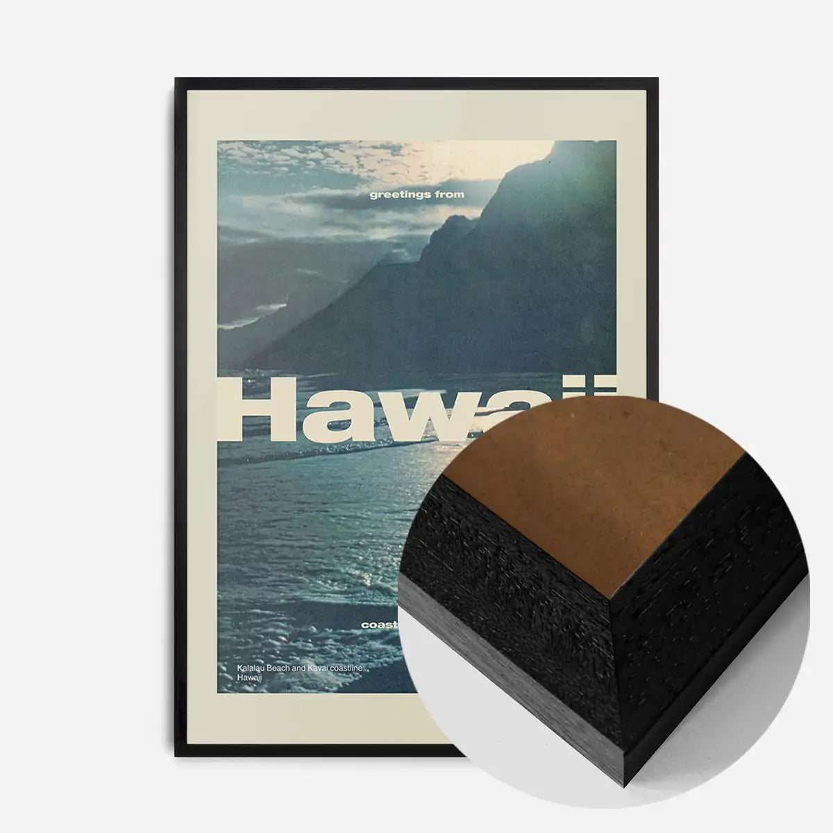 Vintage Style US Travel Poster of Hawaii
