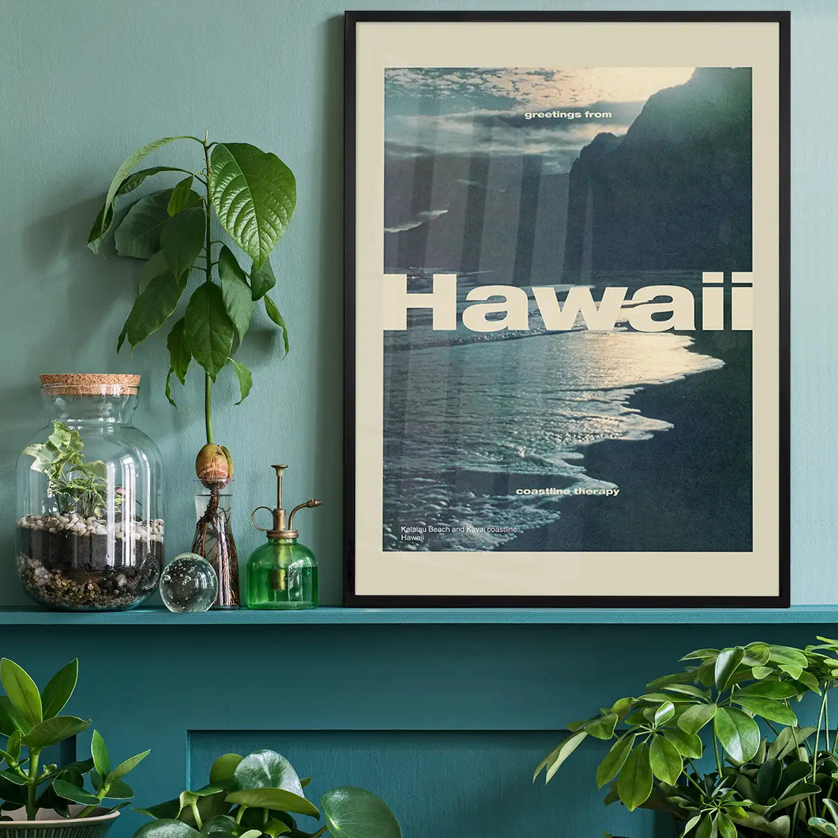 Vintage Style US Travel Poster of Hawaii