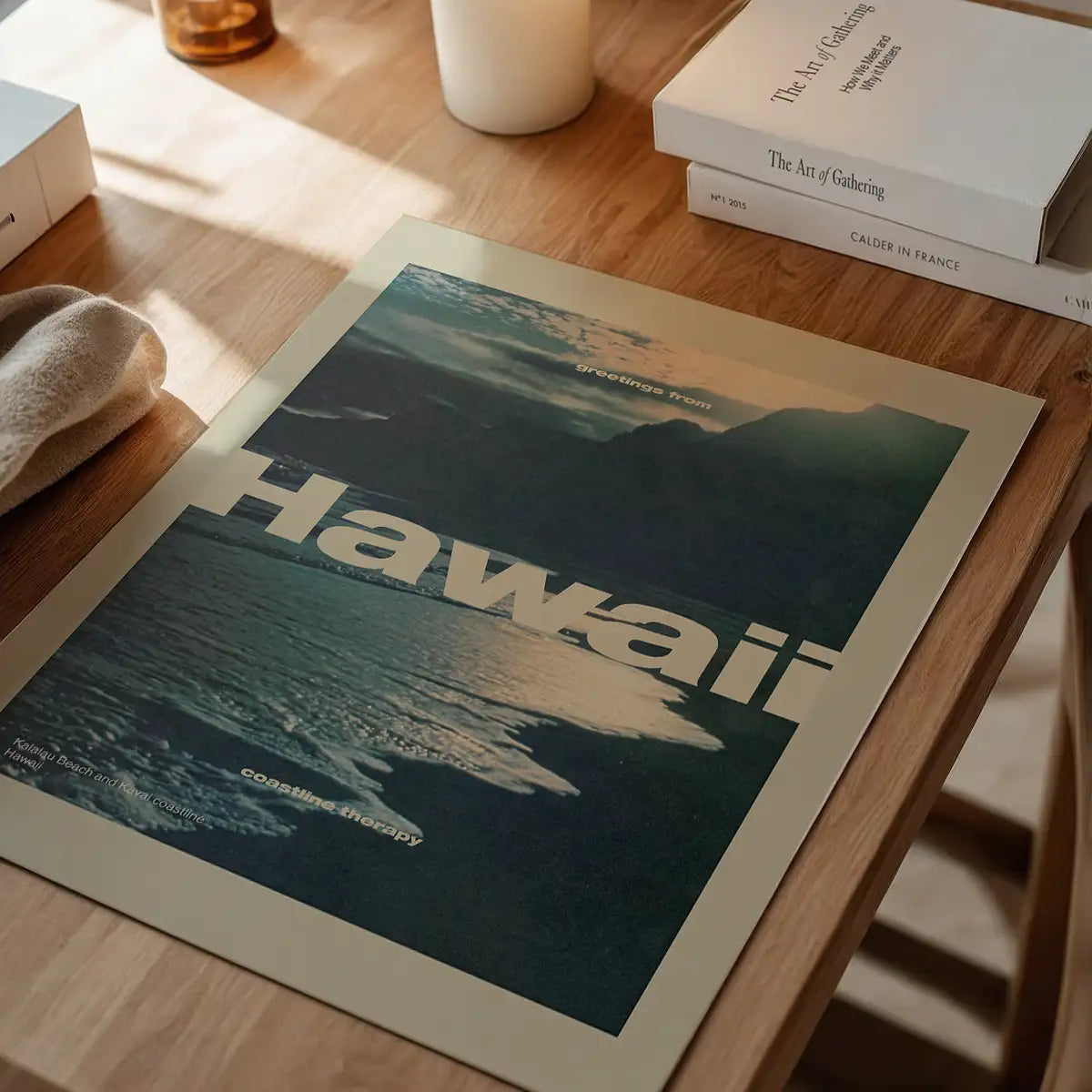 Vintage Style US Travel Poster of Hawaii