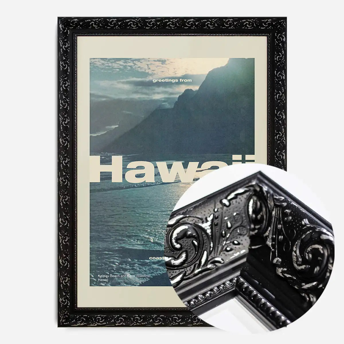 Vintage Style US Travel Poster of Hawaii