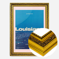 Vintage Style US Travel Poster of Louisiana