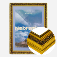 Vintage Style US Travel Poster of Nebraska