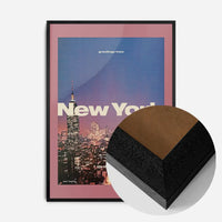 Vintage Style US Travel Poster of New York