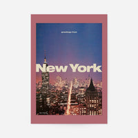 Vintage Style US Travel Poster of New York