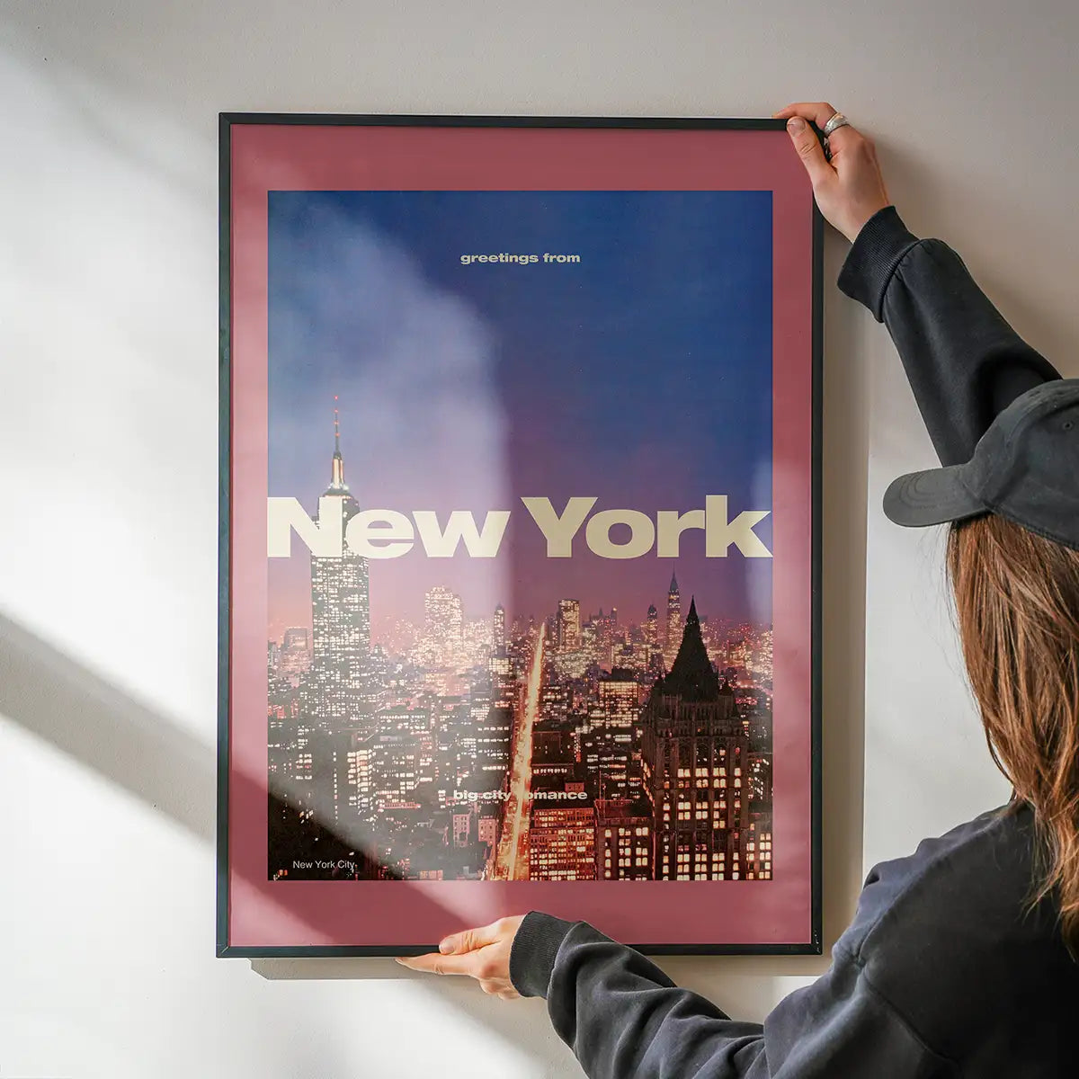Vintage Style US Travel Poster of New York