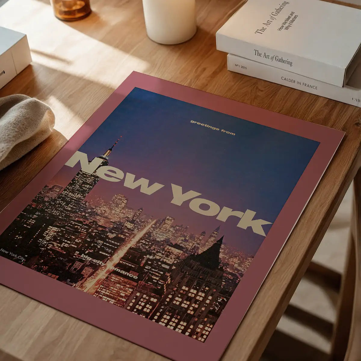 Vintage Style US Travel Poster of New York
