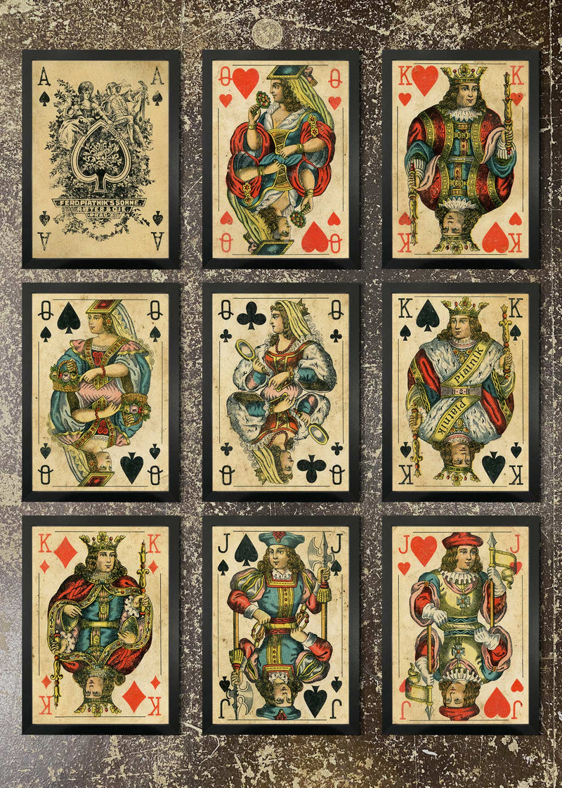 9 Prints & Frames - PLAYING CARDS