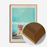 Vintage Style US Travel Poster of Oklahoma