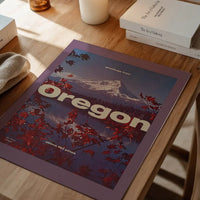 Vintage Style US Travel Poster of Oregon
