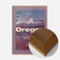 Vintage Style US Travel Poster of Oregon