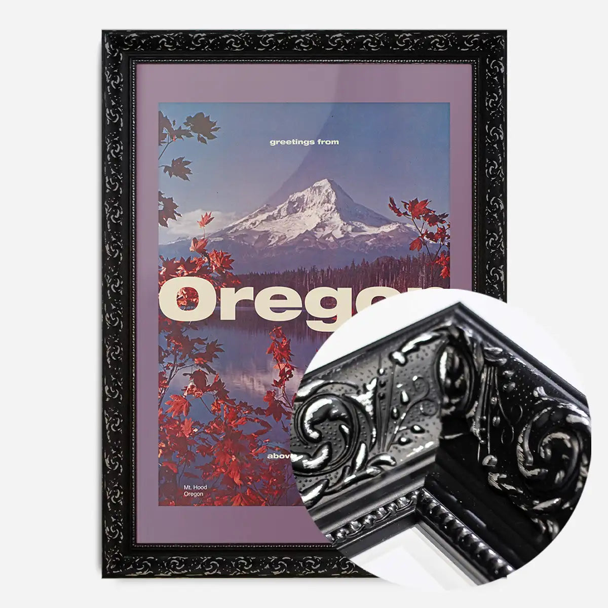 Vintage Style US Travel Poster of Oregon