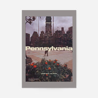 Vintage Style US Travel Poster of Pennsylvania
