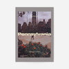 Vintage Style US Travel Poster of Pennsylvania