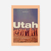 Vintage Style US Travel Poster of Utah