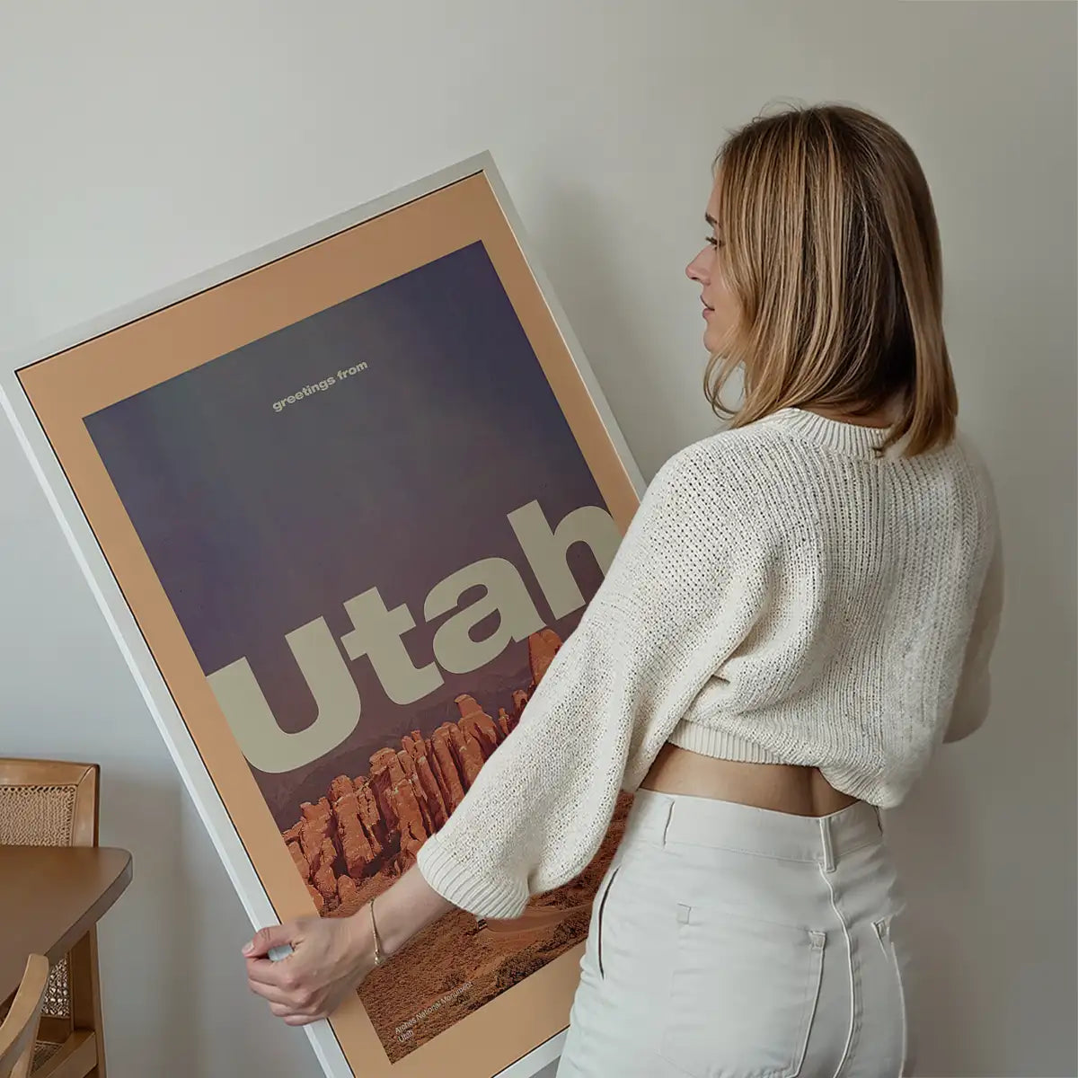 Vintage Style US Travel Poster of Utah