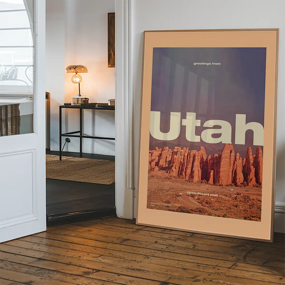 Vintage Style US Travel Poster of Utah