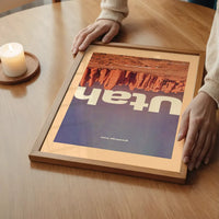 Vintage Style US Travel Poster of Utah