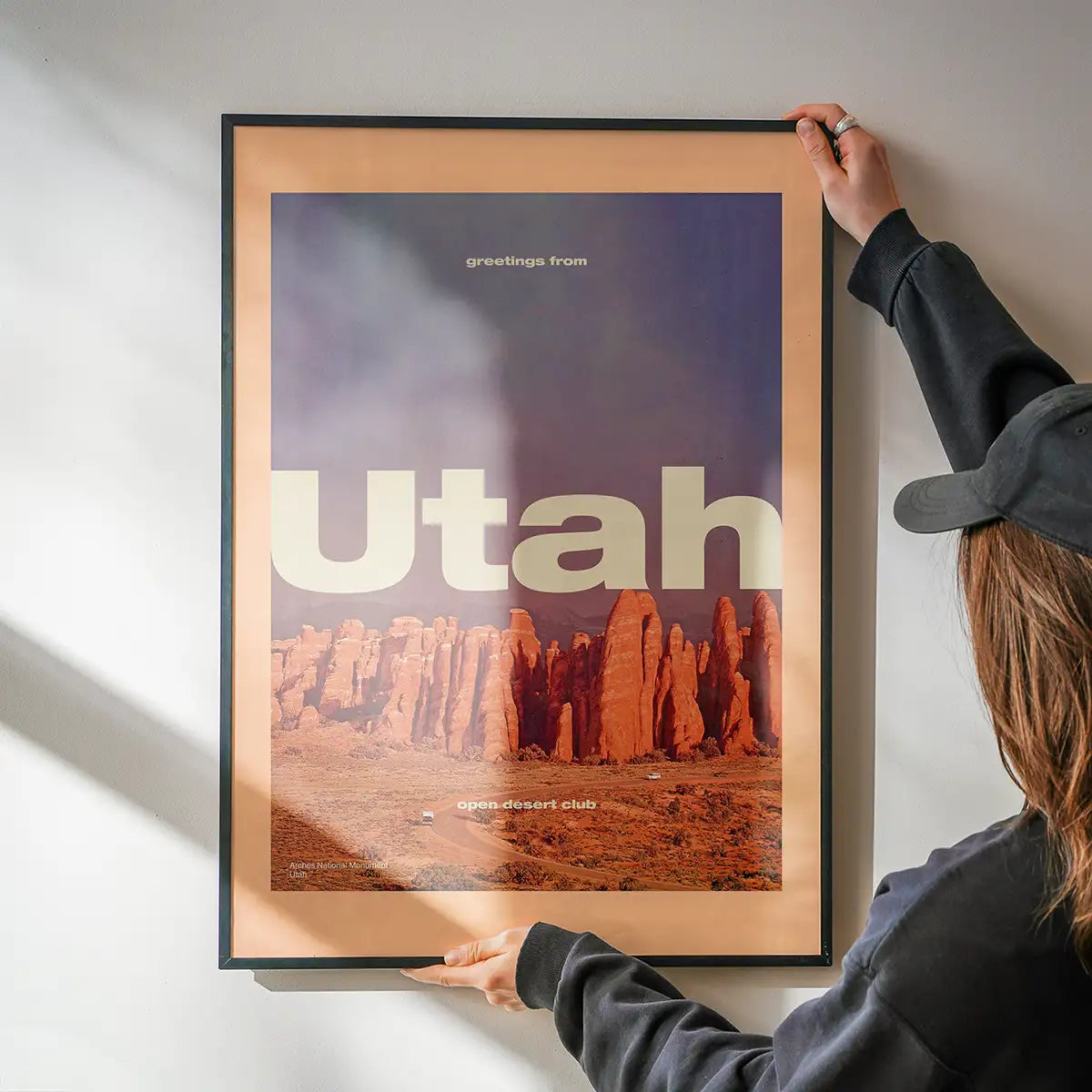 Vintage Style US Travel Poster of Utah