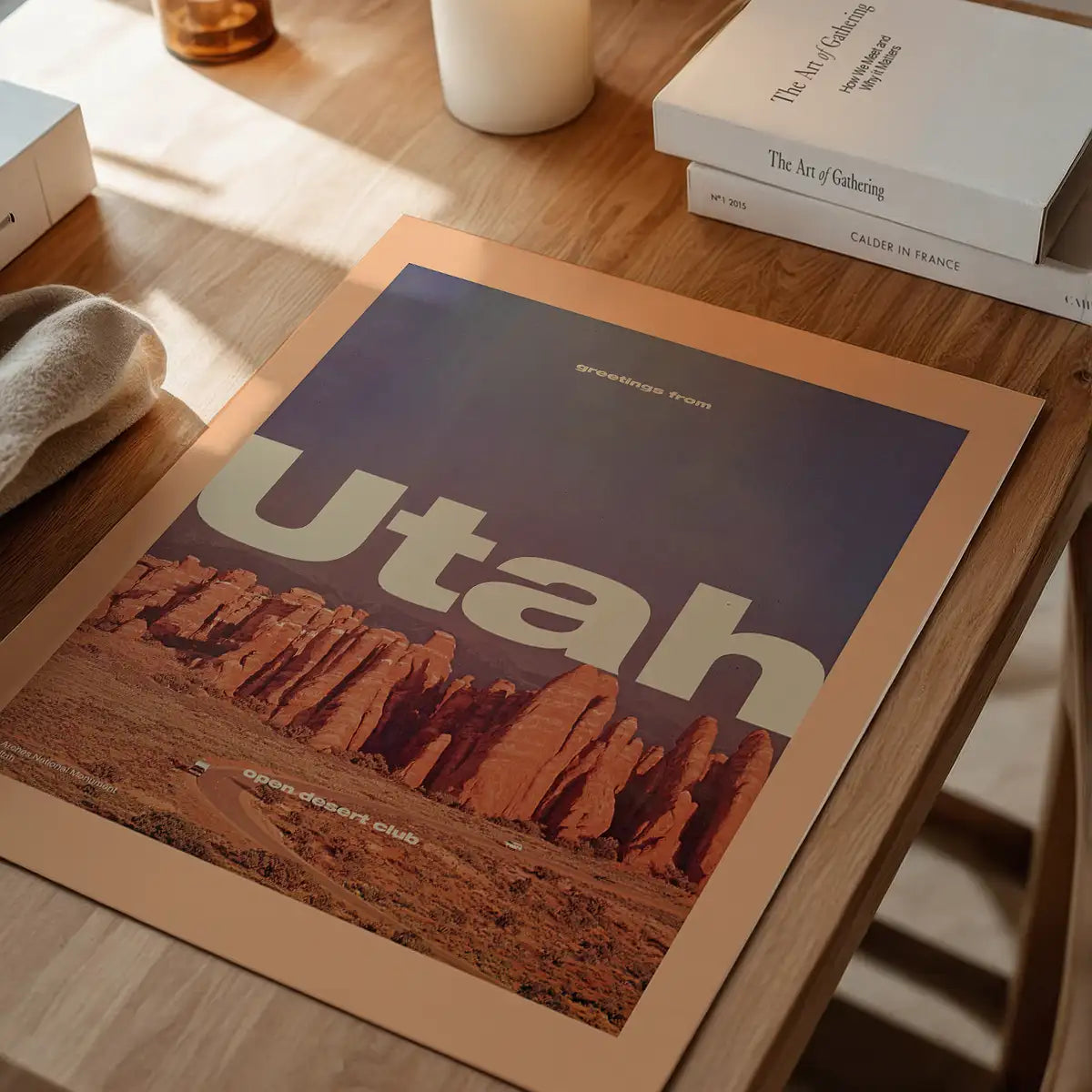 Vintage Style US Travel Poster of Utah