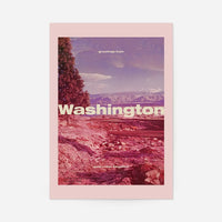 Vintage Style US Travel Poster of Washington
