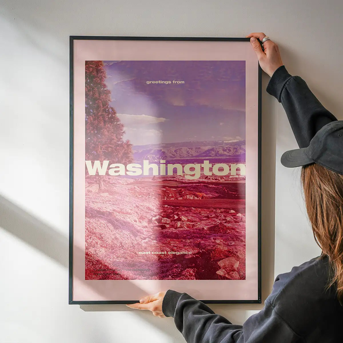 Vintage Style US Travel Poster of Washington