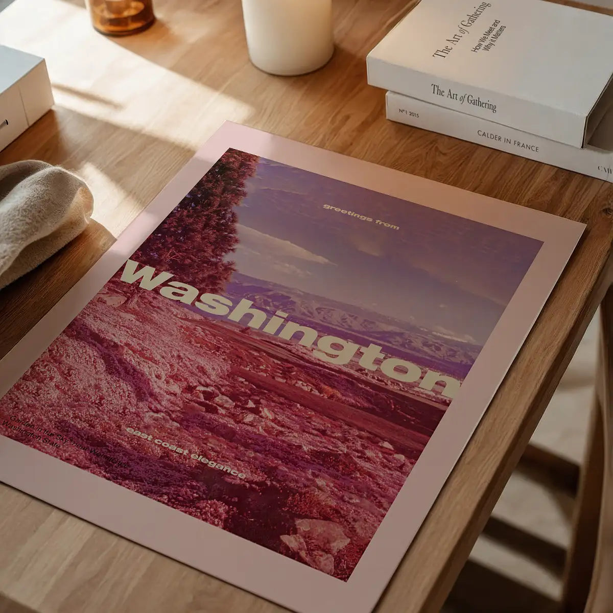 Vintage Style US Travel Poster of Washington