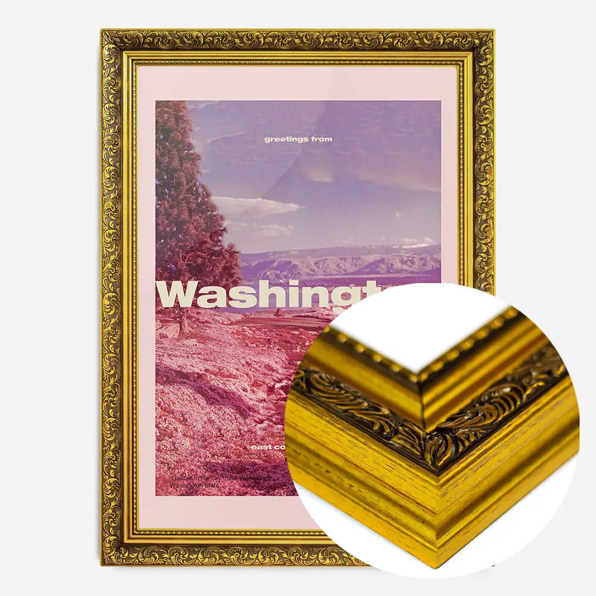 Vintage Style US Travel Poster of Washington