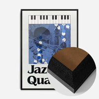 Jazz Quartet Music Design Poster Print