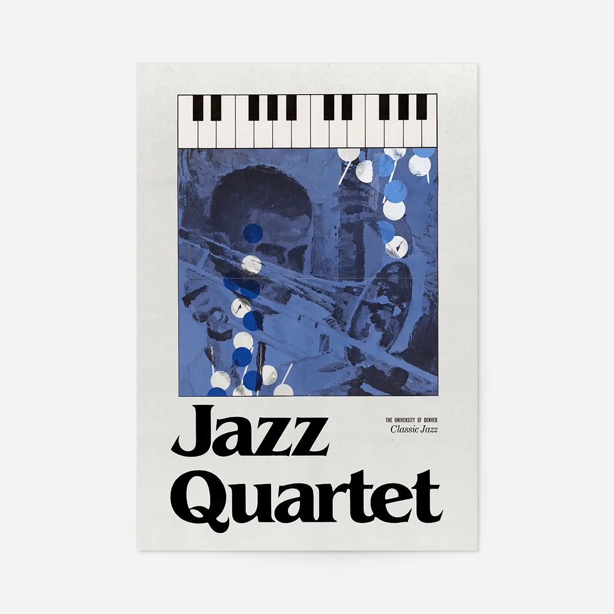 Jazz Quartet Music Design Poster Print