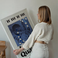 Jazz Quartet Music Design Poster Print