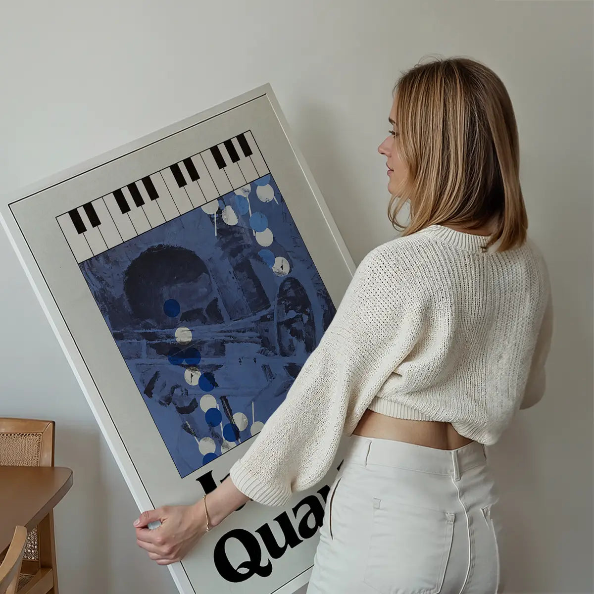 Jazz Quartet Music Design Poster Print