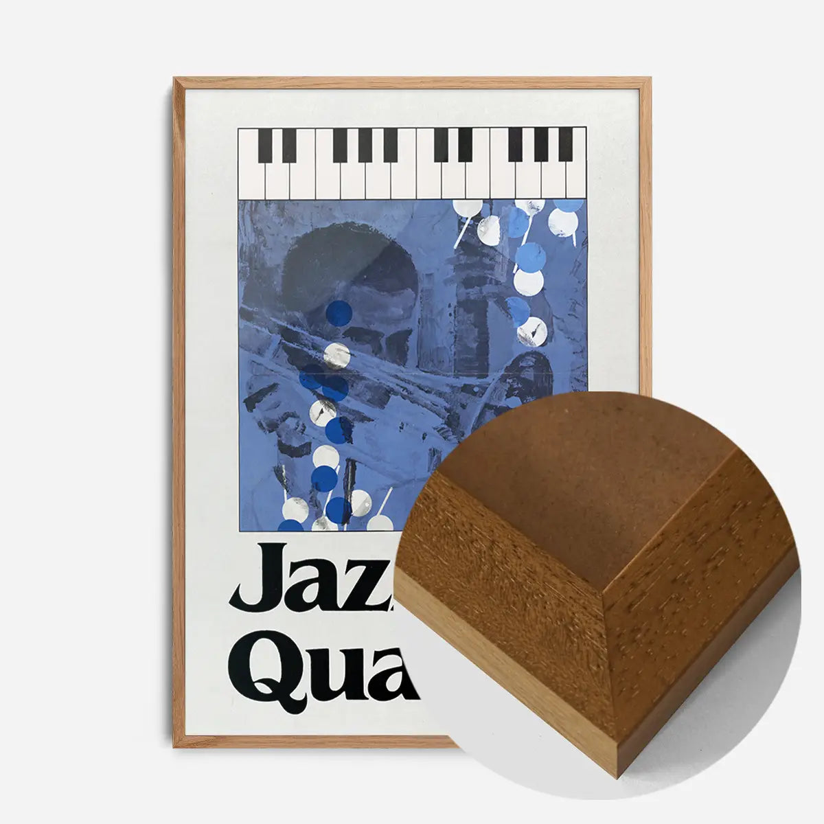 Jazz Quartet Music Design Poster Print