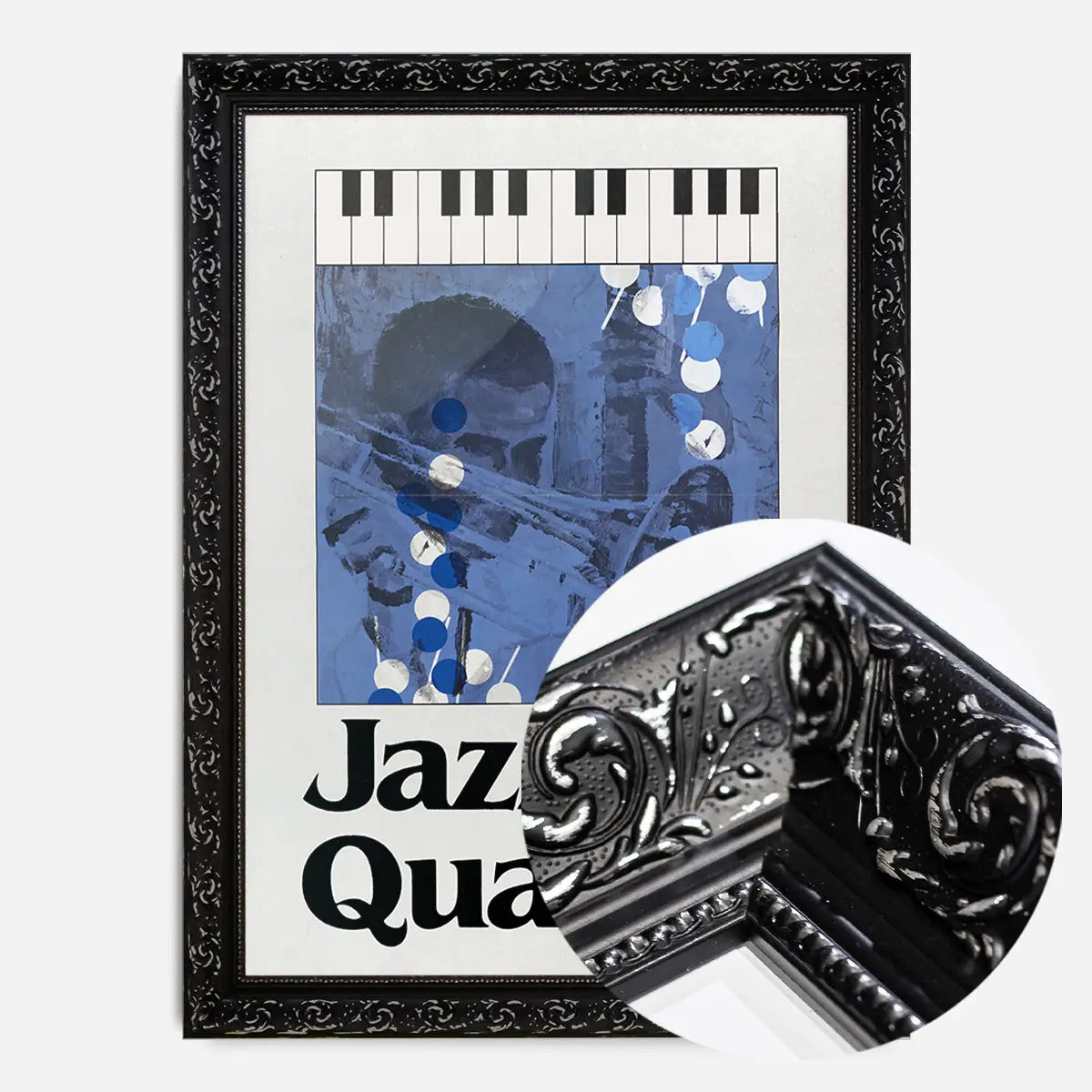 Jazz Quartet Music Design Poster Print