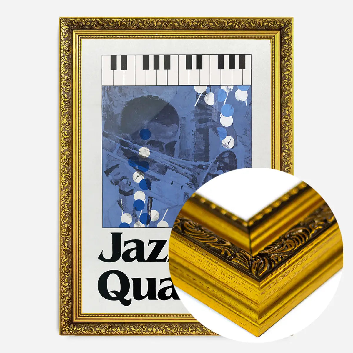 Jazz Quartet Music Design Poster Print