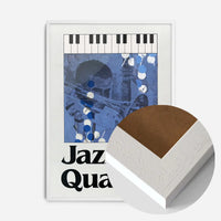 Jazz Quartet Music Design Poster Print