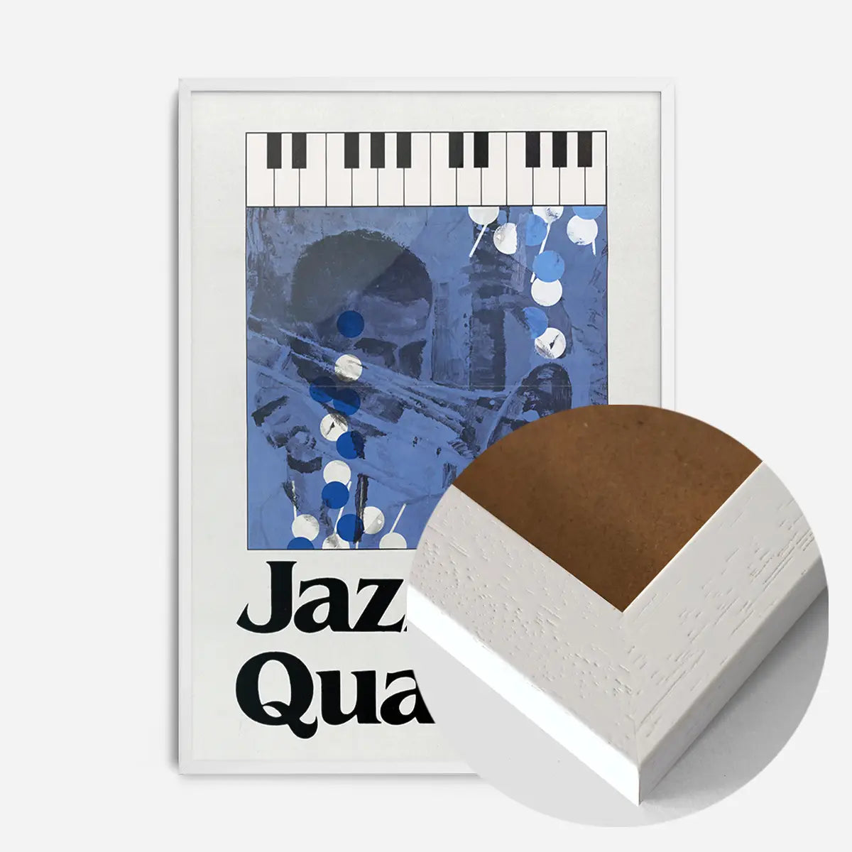 Jazz Quartet Music Design Poster Print