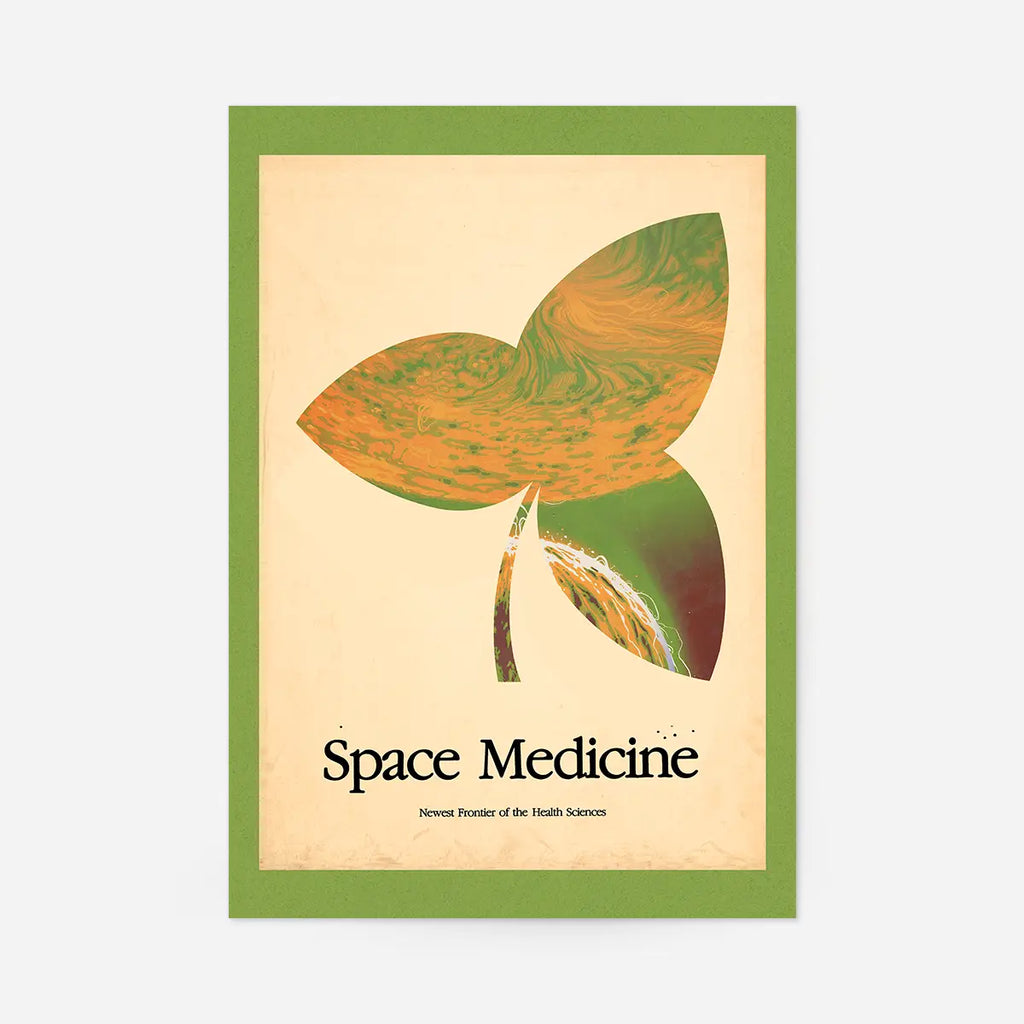 Space Medicine Flower Poster Print