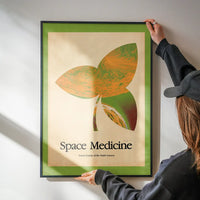 Space Medicine Flower Poster Print