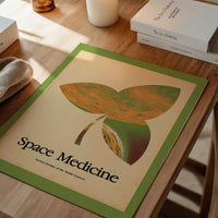 Space Medicine Flower Poster Print