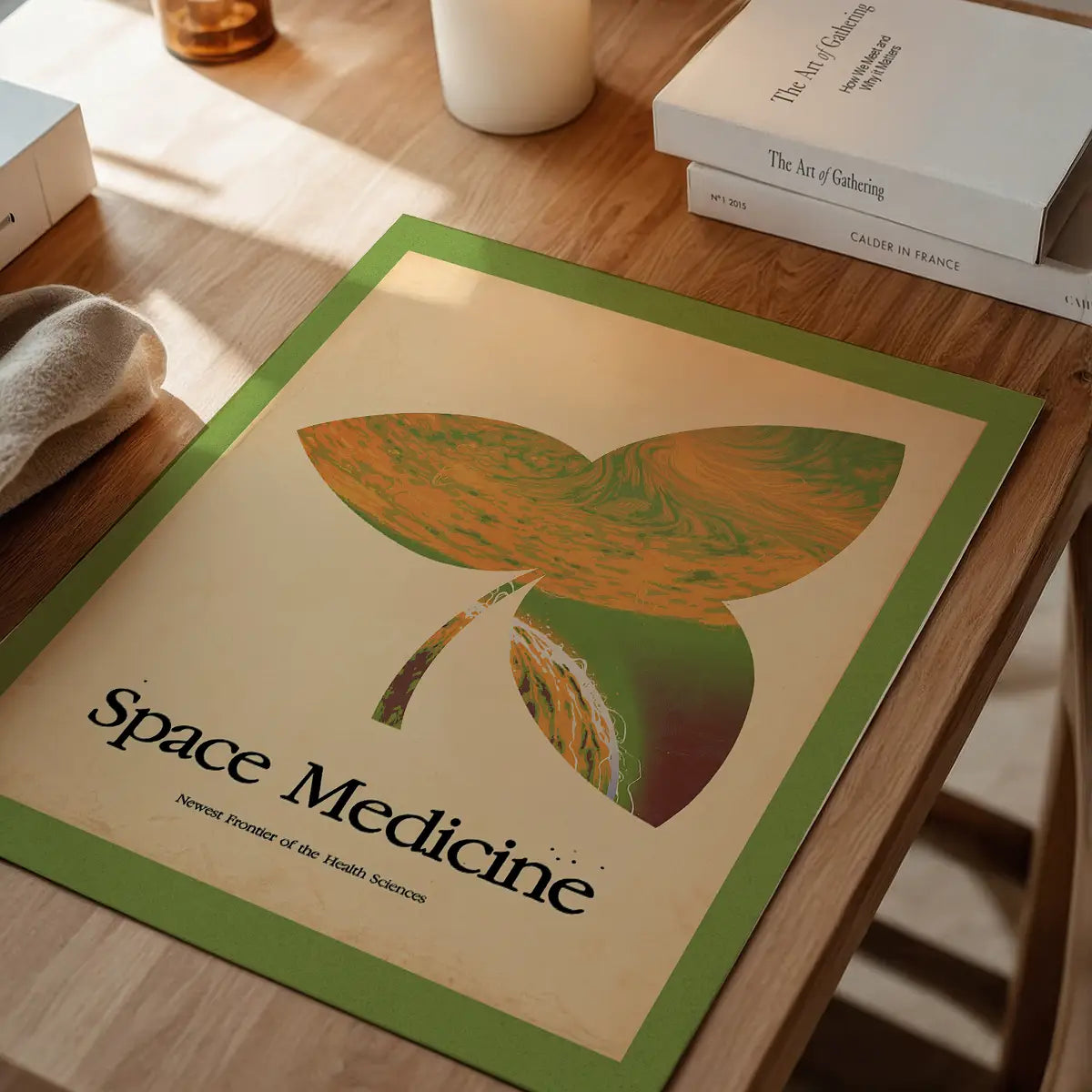 Space Medicine Flower Poster Print