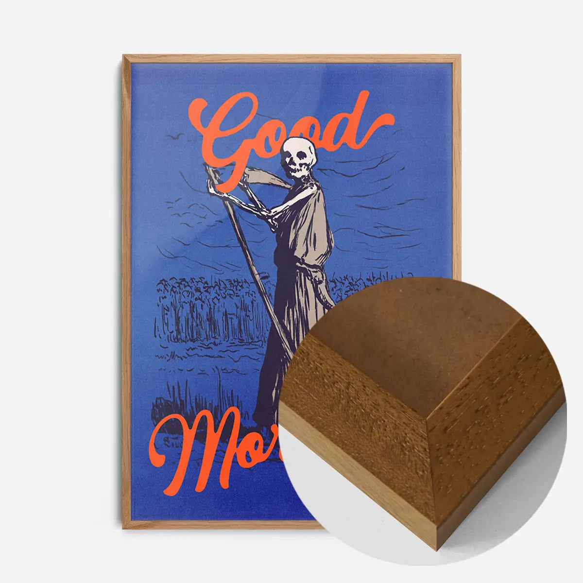 Good Morning Grim Reaper Poster Print